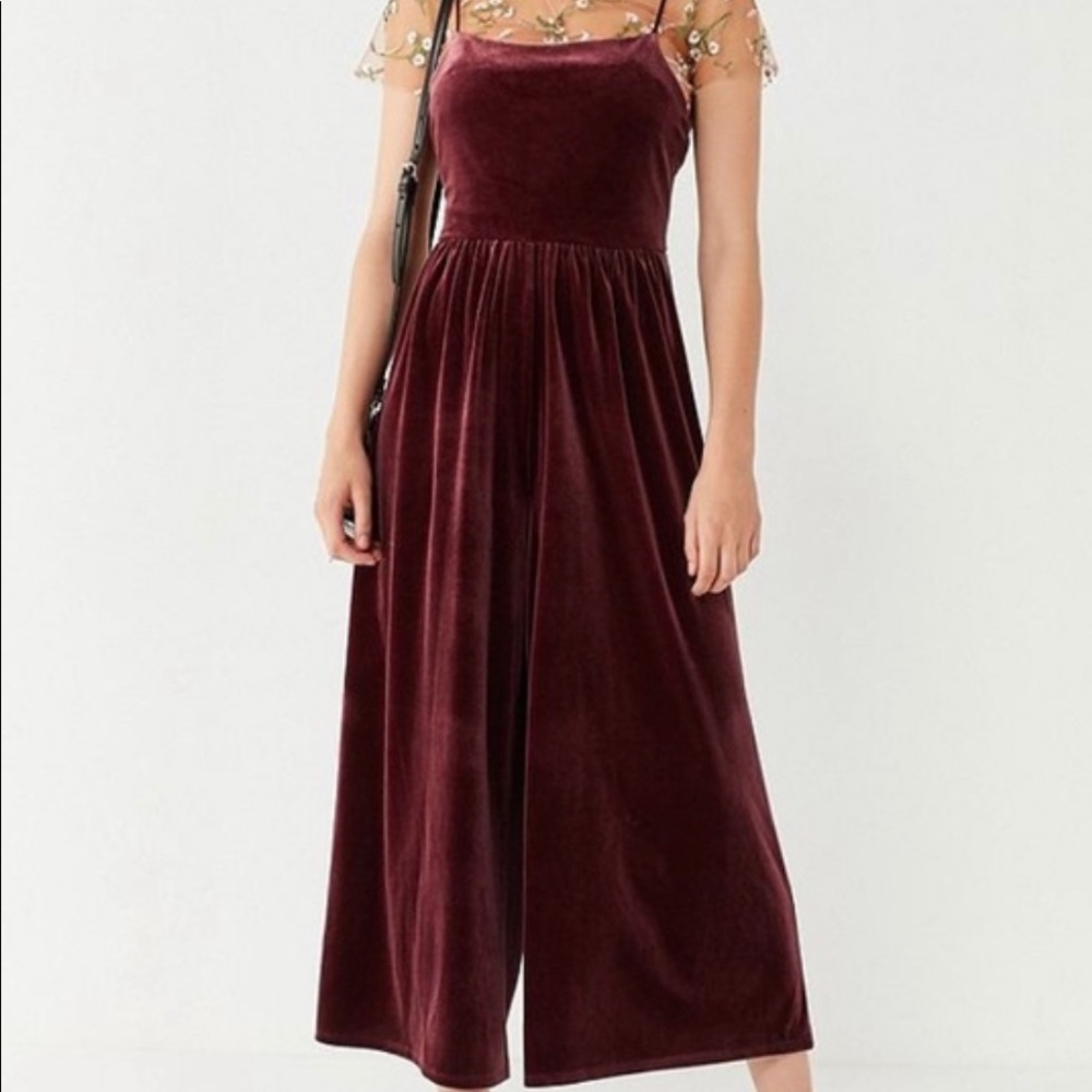 Urban Outfitters Velvet Jumpsuit